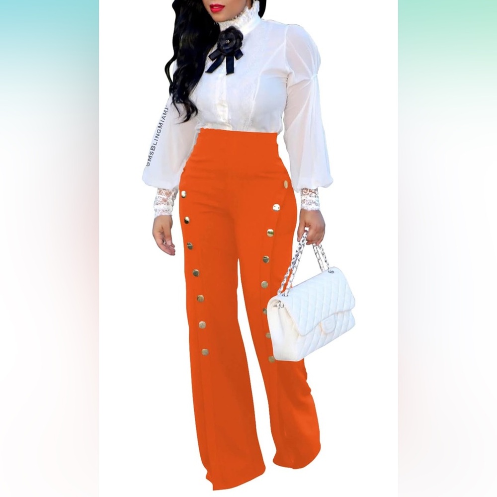 Orange Pants